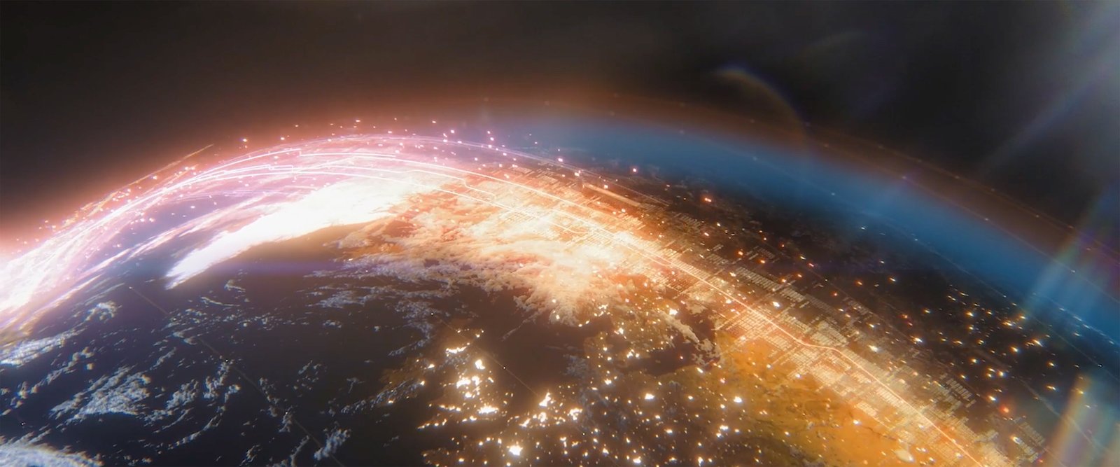 Maapalloa kiertää kultainen datajuova.